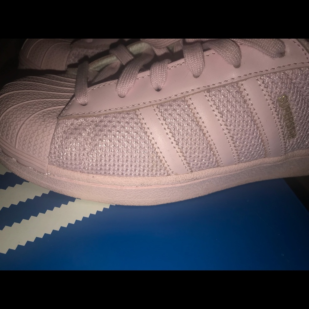 Baby Pink Adidas Superstar - Picture 3 of 6